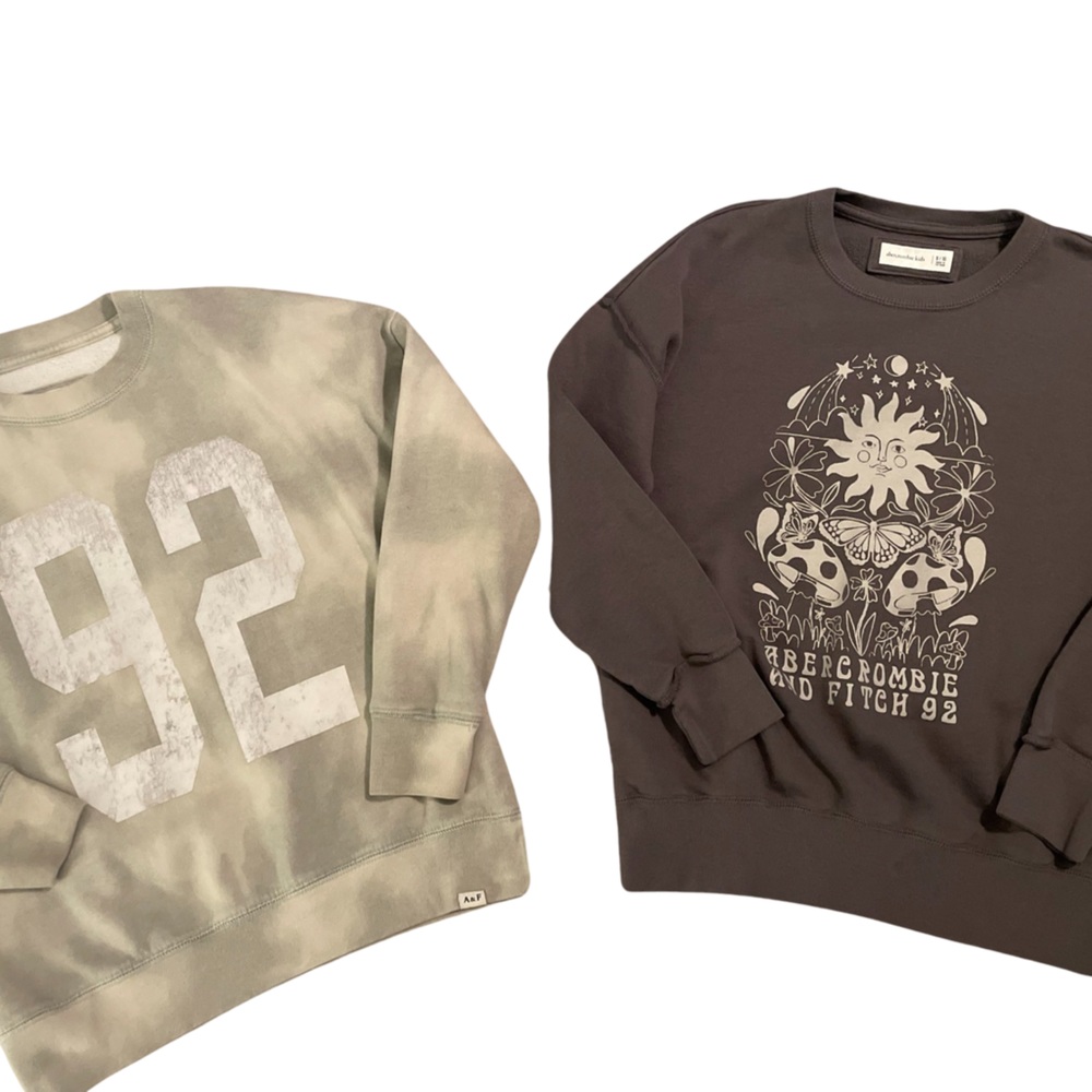 Abercrombie kids sweatshirts size 9/10